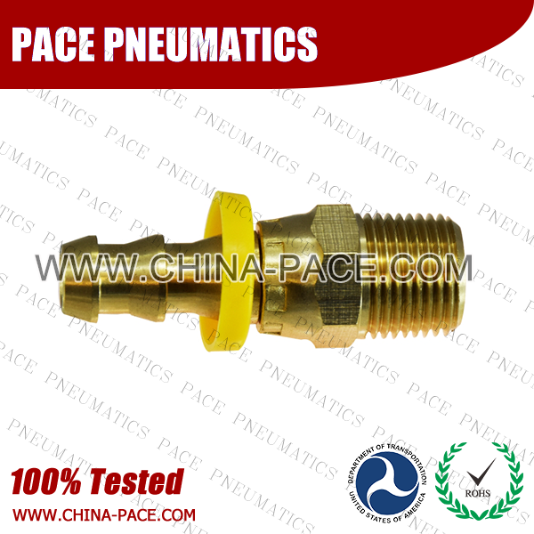 Swivel Male Adapter Push On Hose Barb Fittings, Brass Push-lok Hose Barb Fittings, Brass Hose Barb Fittings, Brass Pipe Fittings, Brass Air Fittings